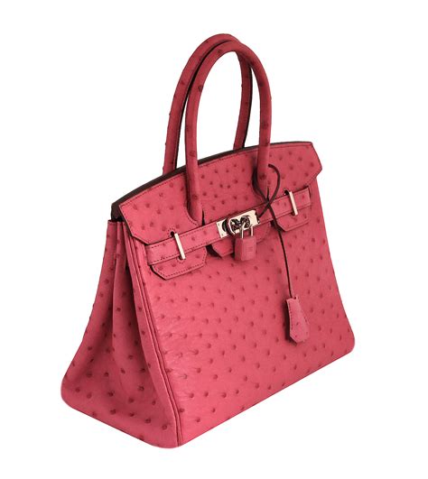 HERMES Ostrich Birkin 30 Fuchsia 1482508 